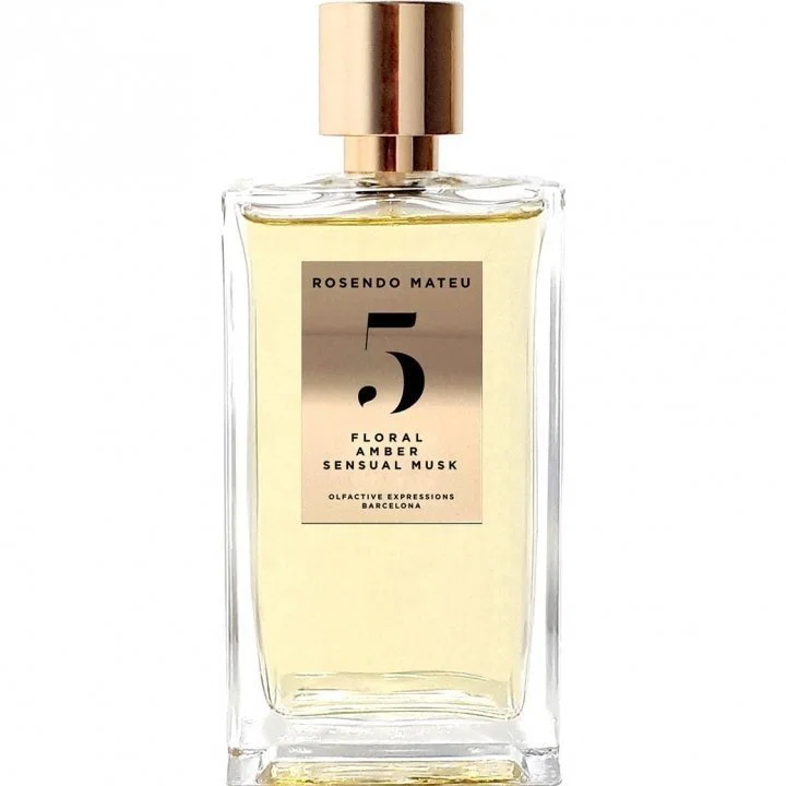 Rosendo Mateu Nº 5 Floral, Amber, Sensual Musk